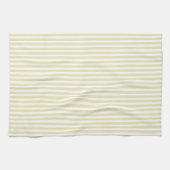 Linge De Cuisine Belle Elégante Parure d'or pâle et Blancs (Horizontal)