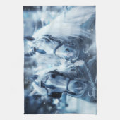 Linge De Cuisine Belle équipe de chevaux Photo d'hiver (Vertical)