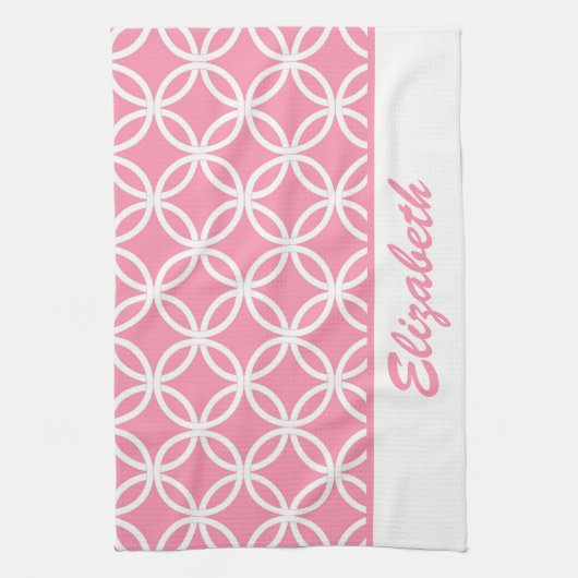 Linge De Cuisine Belle et rose (Vertical)