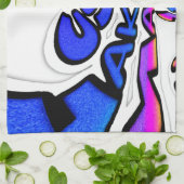 Linge De Cuisine Belle Extraordinaire USA Fun Text Art Motif Design (Plié)