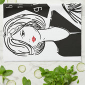 Linge De Cuisine belle fille (Plié)