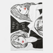 Linge De Cuisine belle fille (Vertical)