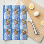 Linge De Cuisine Belle Grèce  (Quart Plié)