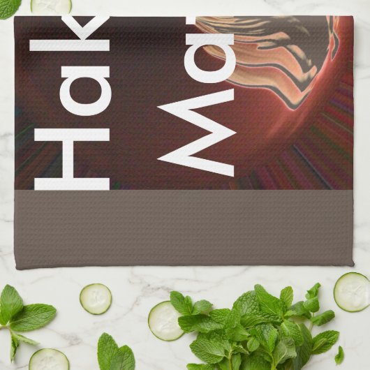 Linge De Cuisine Belle image Abstraite (Plié)