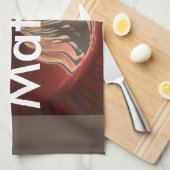 Linge De Cuisine Belle image Abstraite (Quart Plié)