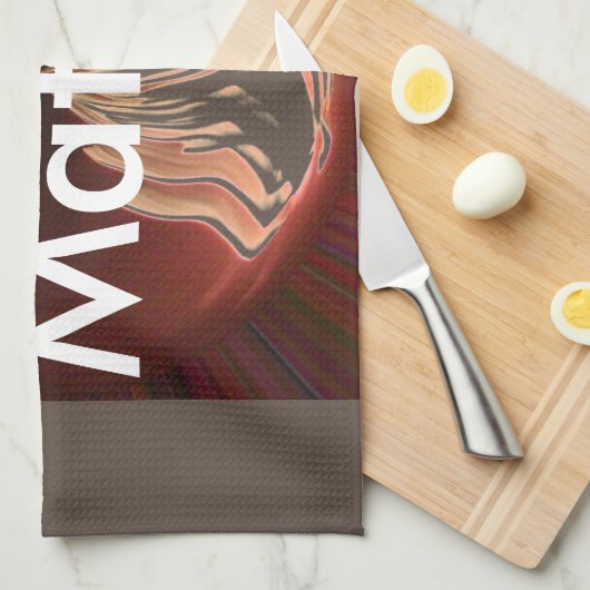 Linge De Cuisine Belle image Abstraite (Quart Plié)