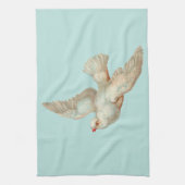Linge De Cuisine belle impression de colombe blanche (Vertical)