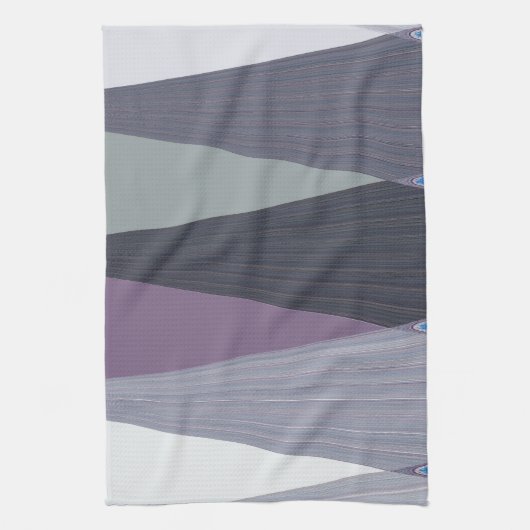 Linge De Cuisine Belle impression Extraordinaire Chevron Design Art (Vertical)