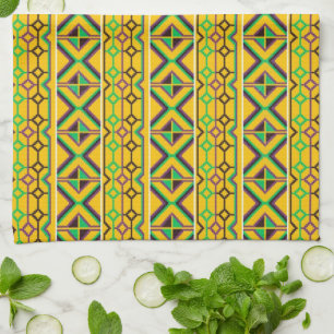 Linge De Cuisine Belle Kente Ghana African Ethnic imprimé