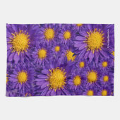 Linge De Cuisine Belle marguerite violette Michaelmas (Horizontal)