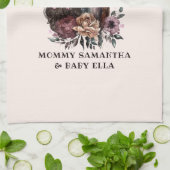 Linge De Cuisine Belle mère et fille noire (3) (Plié)