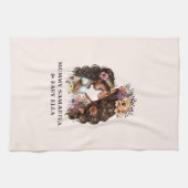 Linge De Cuisine Belle mère et fille noire (4) (Horizontal)