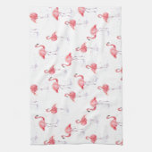 Linge De Cuisine Belle motif de flamants roses (Vertical)