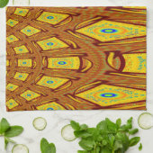 Linge De Cuisine Belle Motif Tribal Africain (Plié)