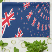 Linge De Cuisine Belle Nouvelle-Zélande Drapeau Art Design (Plié)