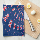 Linge De Cuisine Belle Nouvelle-Zélande Drapeau Art Design (Quart Plié)