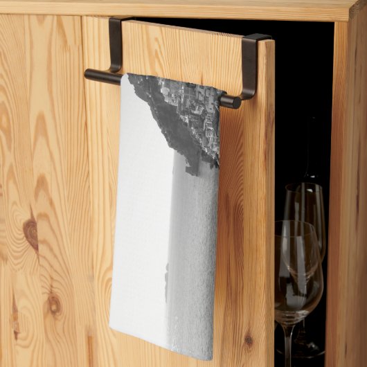 Linge De Cuisine Belle Positano 1 - BN (Pliage en tiers)