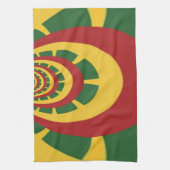 Linge De Cuisine Belle Rasta Extraordinaire Couleurs Art Imprimer (Vertical)