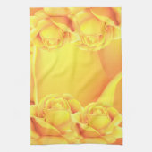 Linge De Cuisine Belle Rose Jaune (Vertical)