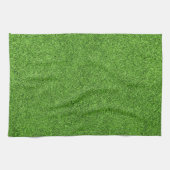 Linge De Cuisine Belle texture d'herbe verte de terrain de golf (Horizontal)