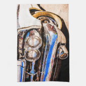 Linge De Cuisine Belle voiture classique (Vertical)