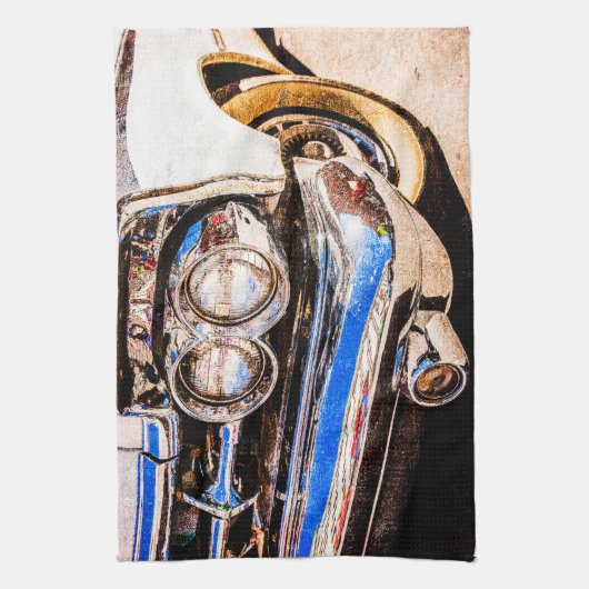 Linge De Cuisine Belle voiture classique (Vertical)