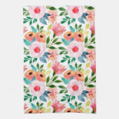 Linge De Cuisine Belles fleurs d'aquarelle (Vertical)