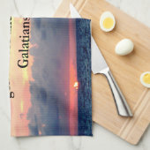 LINGE DE CUISINE BELLES FRUITS GALATIENS DE L'ESPRIT (Quart Plié)