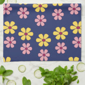 Linge De Cuisine Belles grosses fleurs (Plié)