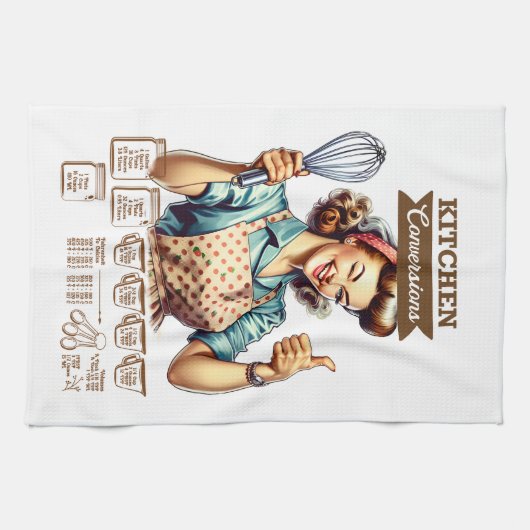 Linge De Cuisine Belles mesures de conversion de cuisine (Horizontal)