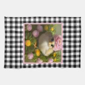 Linge De Cuisine Belles pousses et fleurs Pâques (Horizontal)