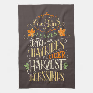 Linge De Cuisine Bénédiction d'automne et de récolte