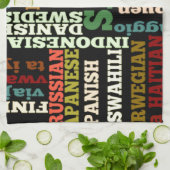 Linge De Cuisine Bénédiction de voyage internationale (Plié)