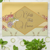 Linge De Cuisine "Bénis soit ton foyer (Plié)