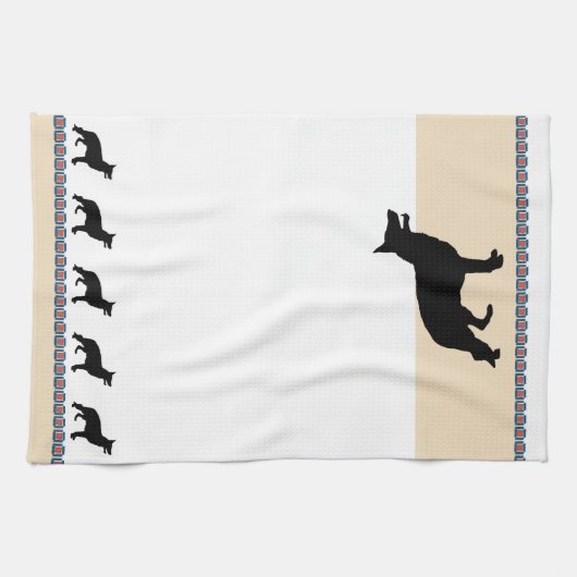 Linge De Cuisine Berger allemand (Horizontal)