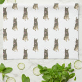 Linge De Cuisine Berger allemand (Sable) (Plié)