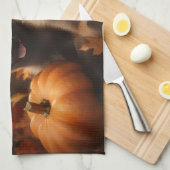Linge De Cuisine Berger belge Chiot Automne Citrouille de plaisir (Quart Plié)