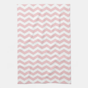 Linge De Cuisine Bermudes Vague rose Chevron