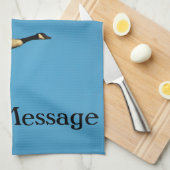 Linge De Cuisine Bernache du Canada en vol (Quart Plié)