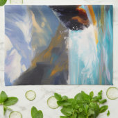 Linge De Cuisine Bernese Mountain Beach Surf Paining (Plié)