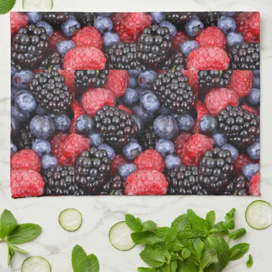 Linge De Cuisine Berries (Plié)