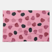 Linge De Cuisine Berries Pink Pop Art Kitchen Towels (Horizontal)