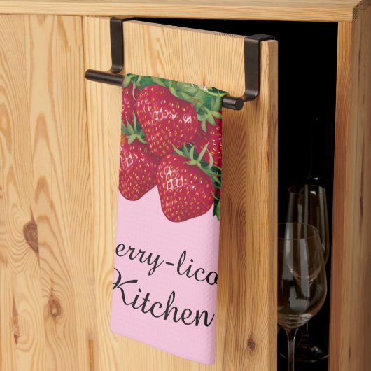 Linge De Cuisine Berry-licieux  (Pliage en tiers)