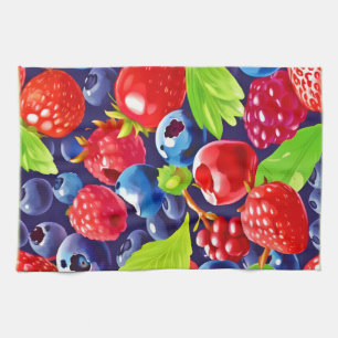 Linge De Cuisine Berry Medley