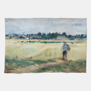 Linge De Cuisine Berthe Morisot - Dans le champ de blé à Gennevilli