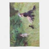 Linge De Cuisine Berthe Morisot - Dans un parc (Vertical)
