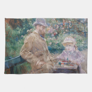 Linge De Cuisine Berthe Morisot - Eugene Manet avec sa fille