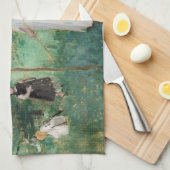 Linge De Cuisine Berthe Morisot - La chasse aux papillons (Quart Plié)