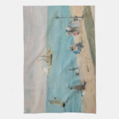 Linge De Cuisine Berthe Morisot - Sur la plage, Les Petites-Dalles (Vertical)