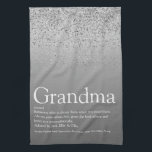 Linge De Cuisine Best Grandma Grandmother Définition Glitter<br><div class="desc">Ressources humaines pour le grand-mère spécial,  grand-mère,  grand-mère,  grand-mère,  Granny,  Nan,  nounou abuela to create a unique venin de birthdays,  Christmas,  mother's day ou any day you want to show much she means to you. A perfect way to show how amazing she is every day. Designed by Thisisnotme</div>